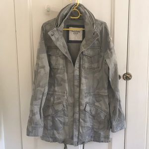 Abercrombie camo coat